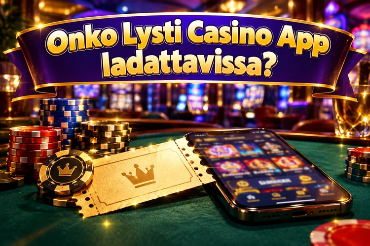 Onko Lysti Casino App ladattavissa?