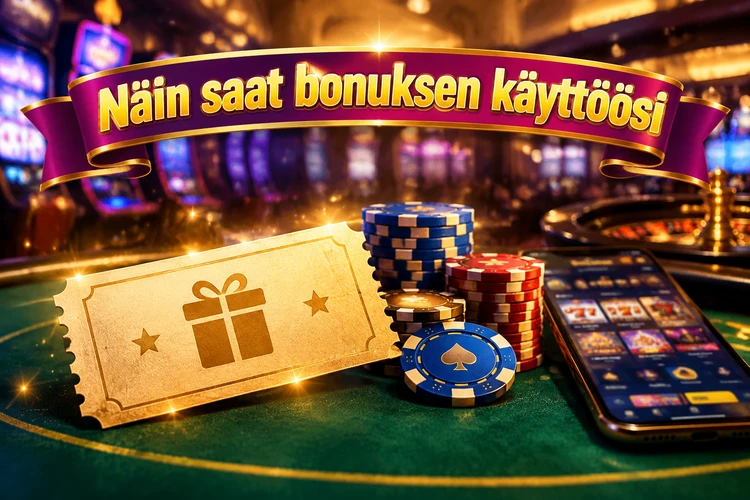 Näin saat bonuksen käyttöösi