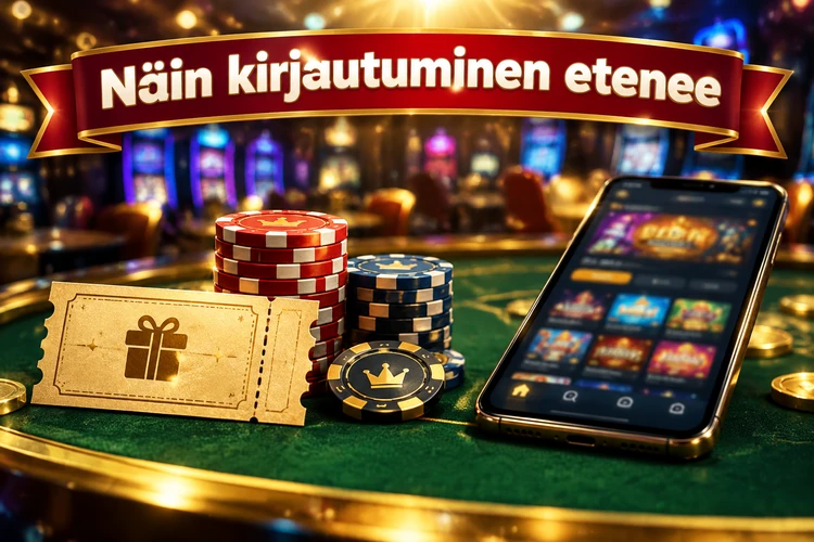 Näin kirjautuminen etenee